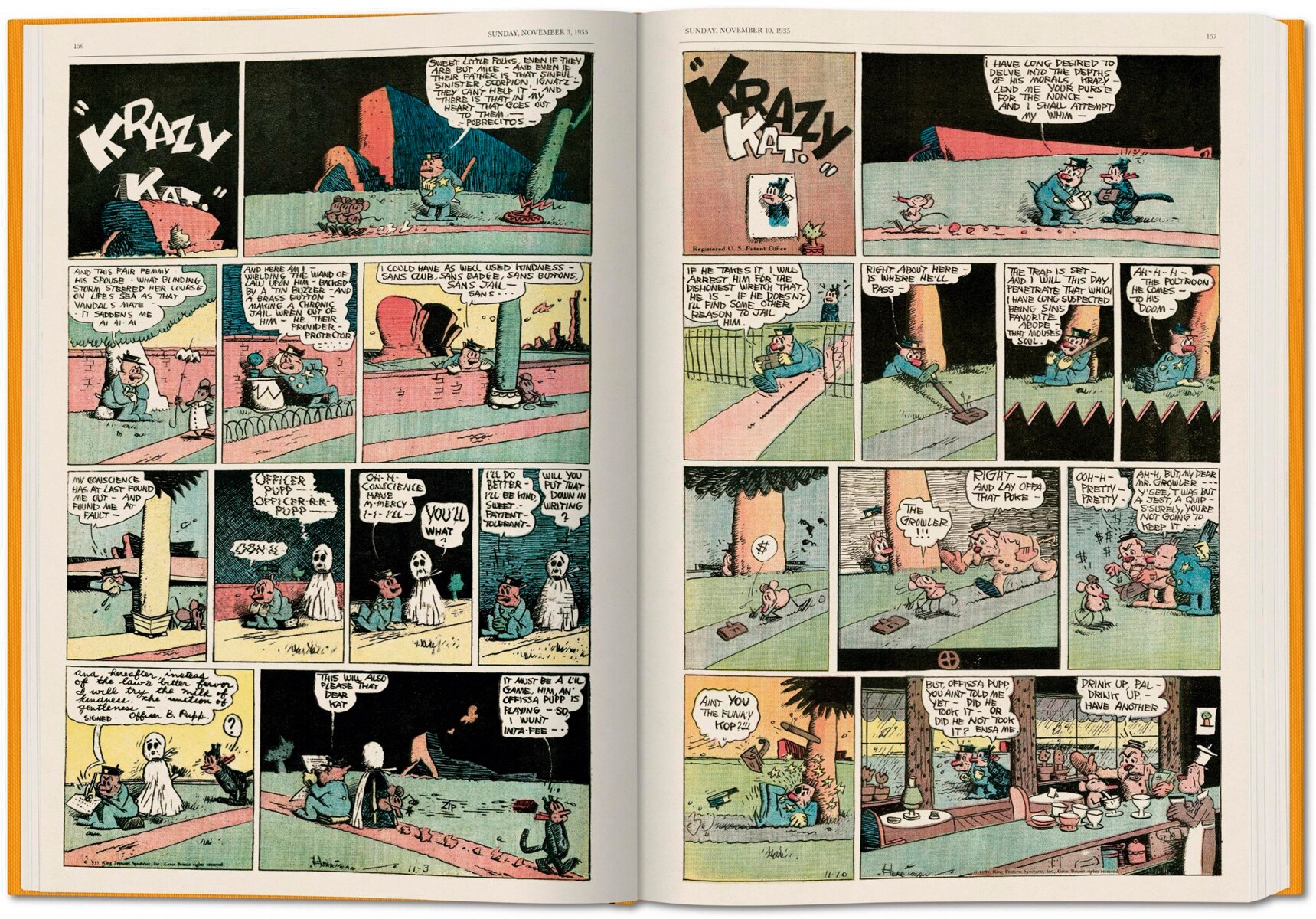 George Herrimans "Krazy Kat". Die kompletten Sonntagsseiten in Farbe 1935&1944 12