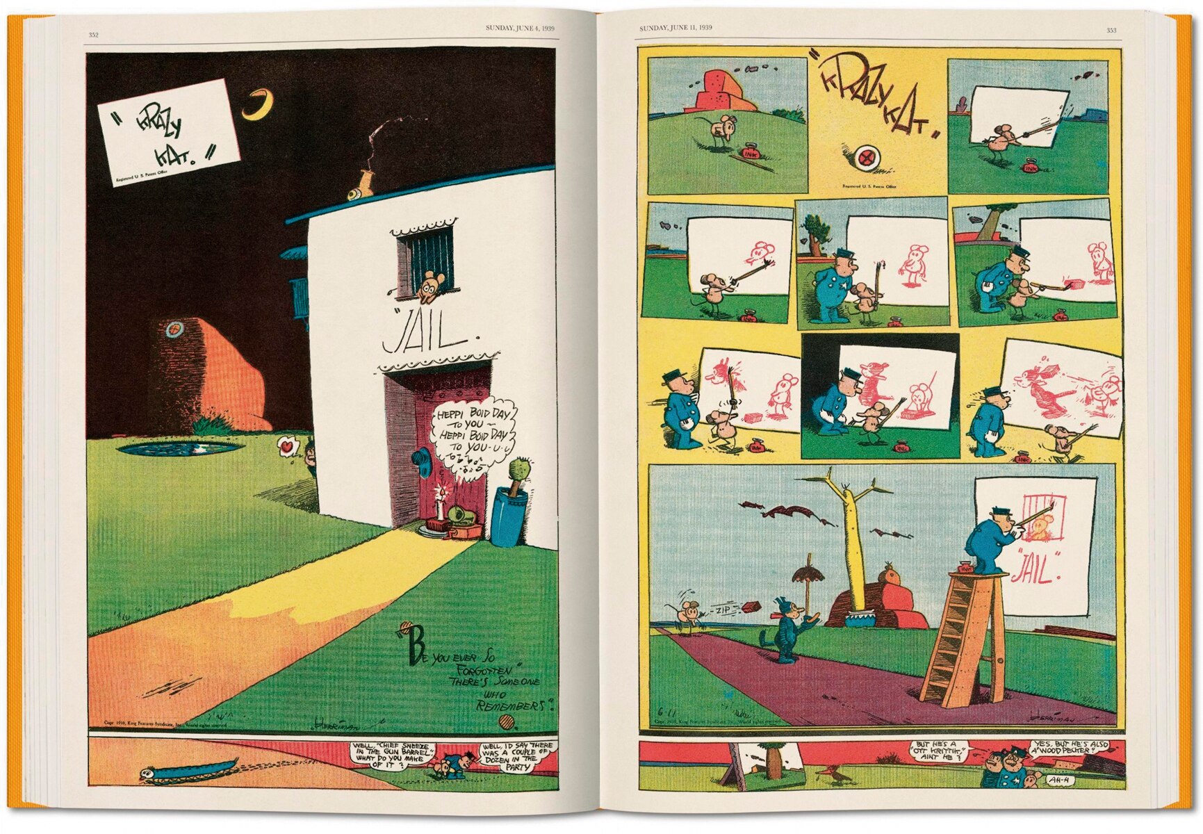 George Herrimans "Krazy Kat". Die kompletten Sonntagsseiten in Farbe 1935&1944 15
