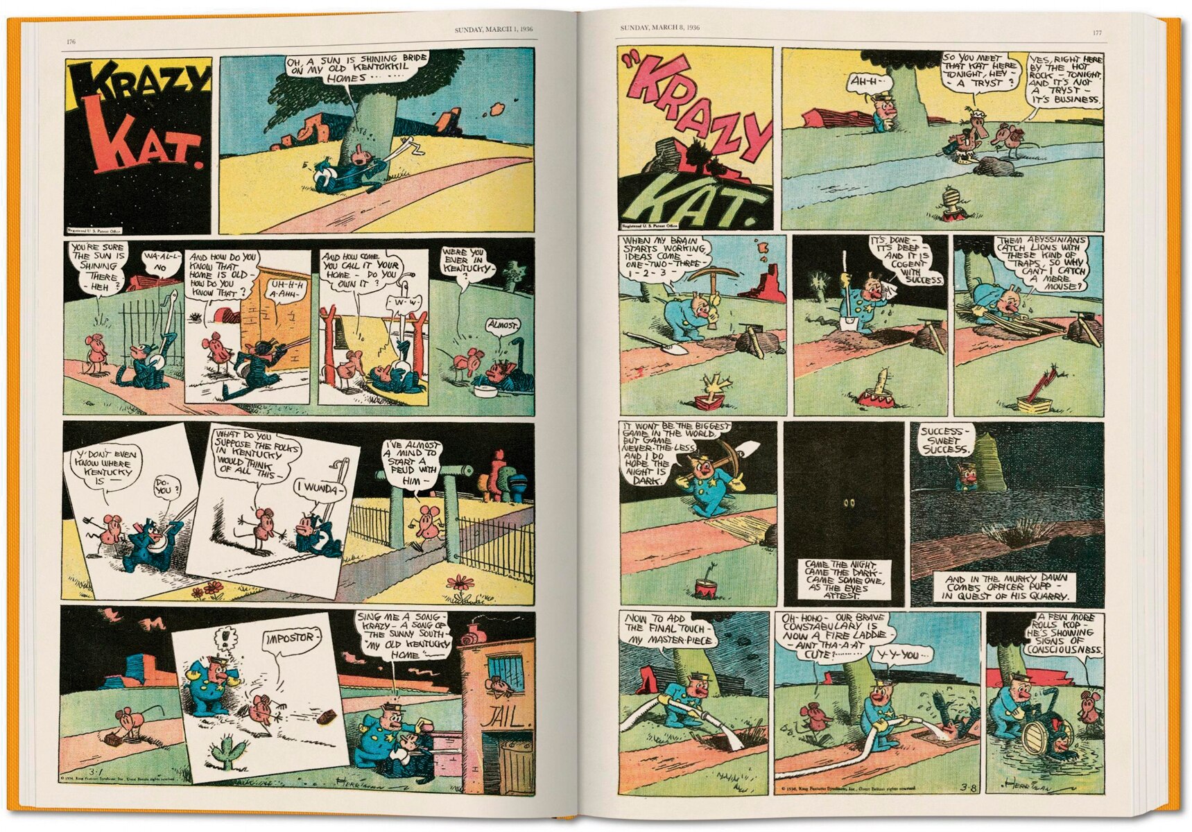 George Herrimans "Krazy Kat". Die kompletten Sonntagsseiten in Farbe 1935&1944 17