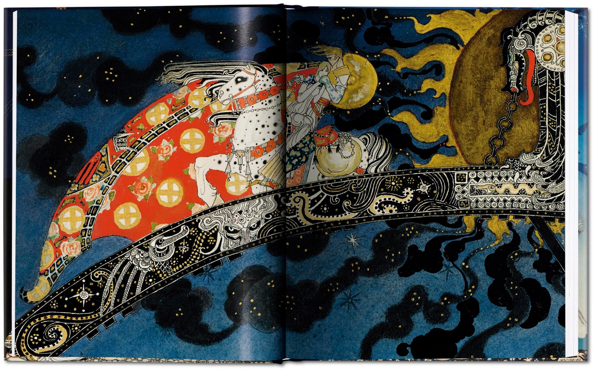 Kay Nielsen. Östlich der Sonne und westlich des Mondes (Capa dura) 6