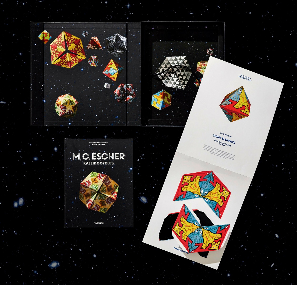 M.C. Escher. Kaléidocycles 5