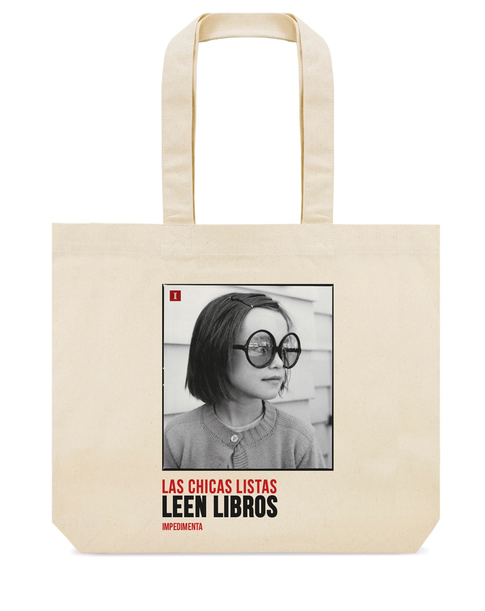 Imagen 0 de BOLSA DE TELA "LAS CHICAS LISTAS LEEN LIBROS"