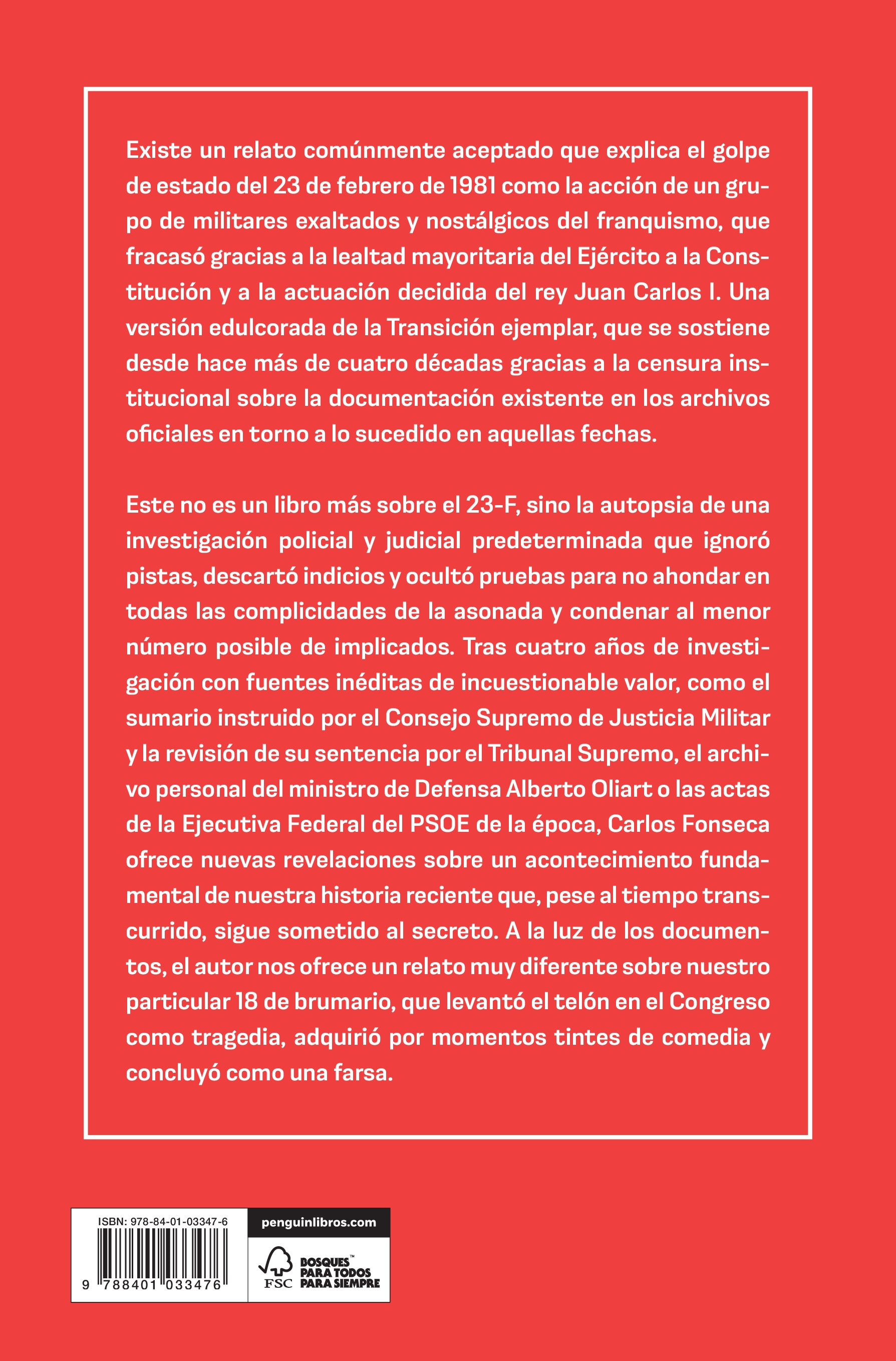 Imagen 2 de 23-F: La Farsa: Historia de una investigación amañada  (Tapa blanda)