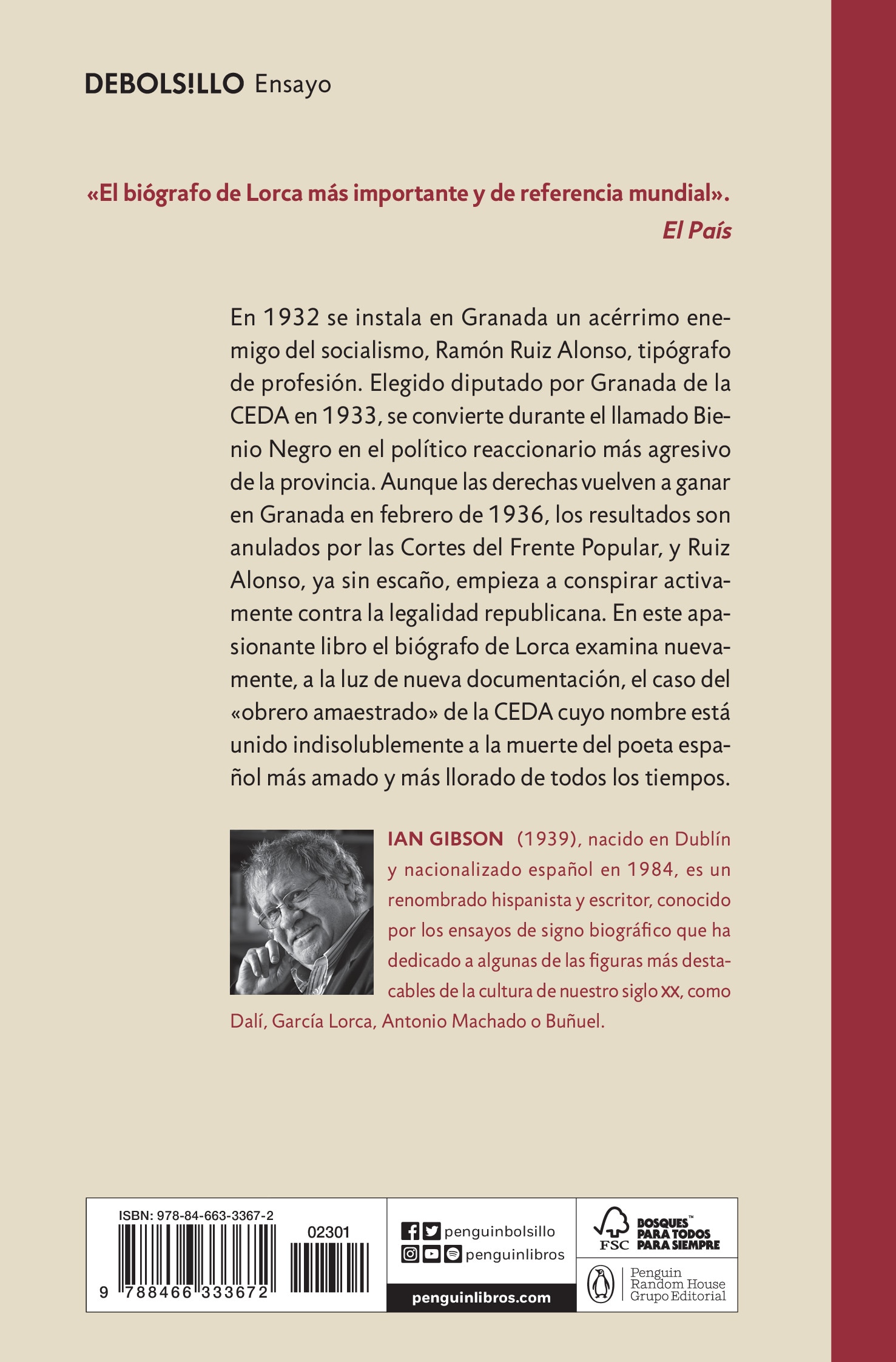 El hombre que delató a García Lorca: Ramón Ruiz Alonso y el asesinato de García Lorca  (Tapa blanda) 2