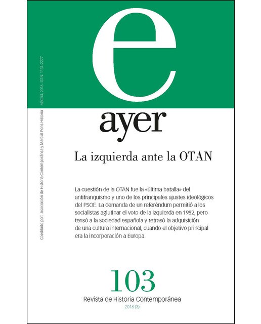 Imagen 0 de La izquierda ante la OTAN: Ayer 103  (Tapa blanda)