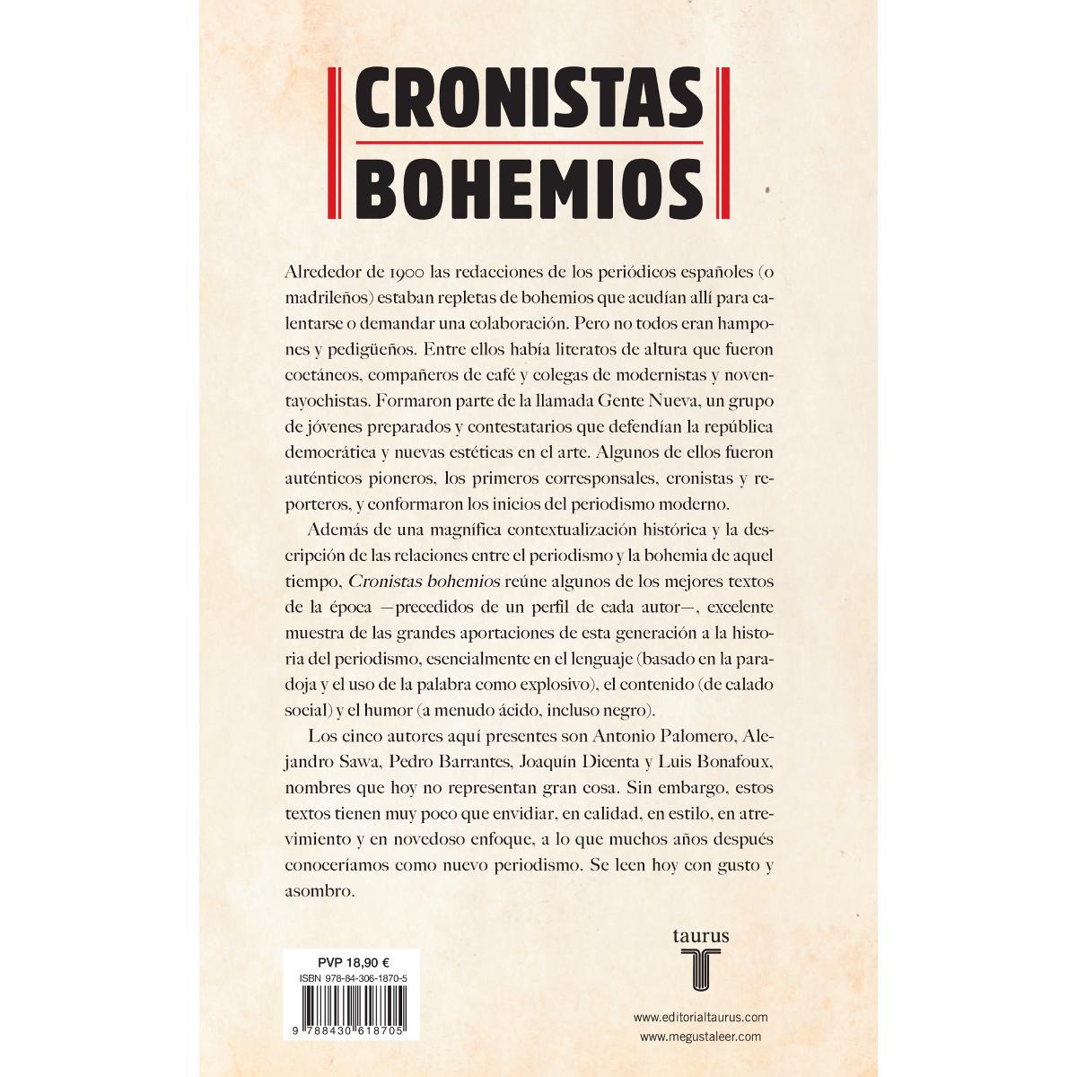 Imagen 2 de Cronistas bohemios: La rebeldía de la Gente Nueva en 1900  (Tapa blanda)
