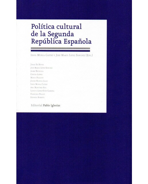 Política cultural de la segunda república española
