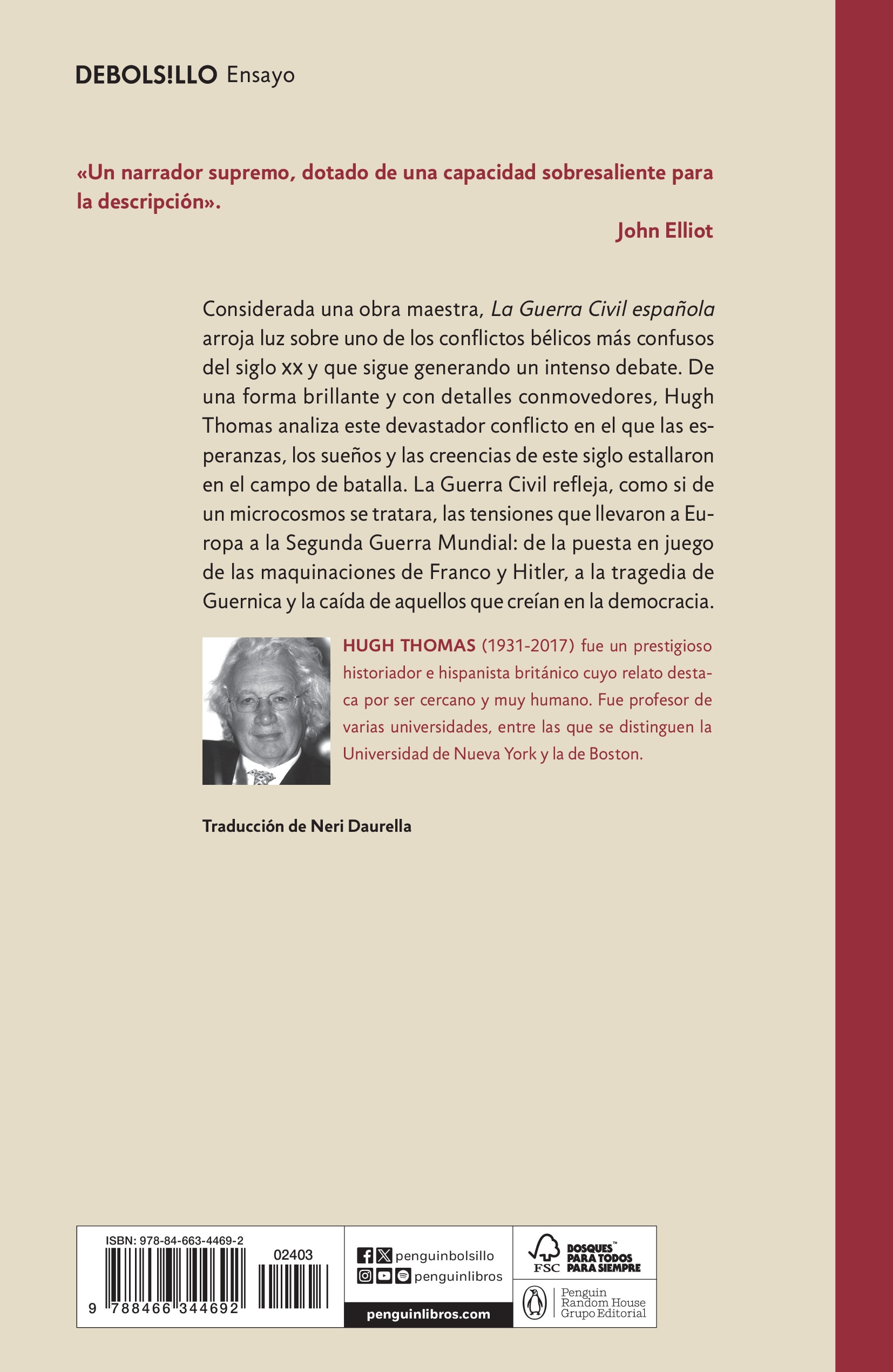 La guerra civil española (Bolsillo) (Tapa blanda) 2