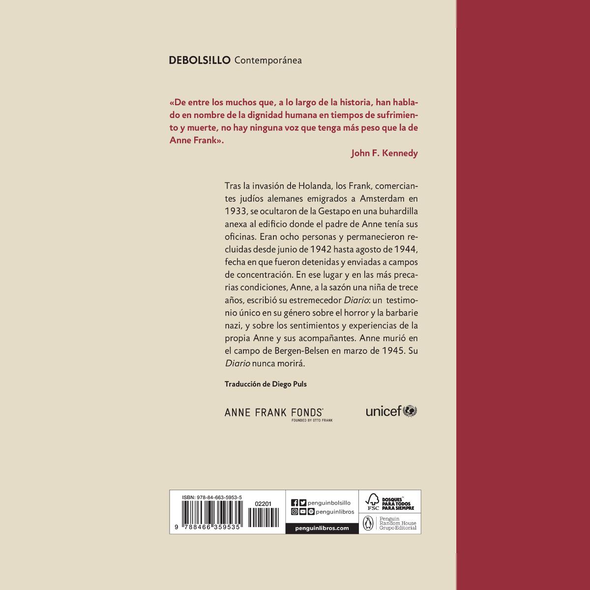 Diario de anne frank (Bolsillo) (Tapa blanda) 2