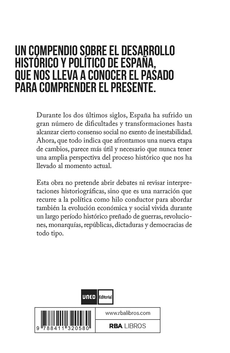 Manual de historia política y social de España (1808-2018)  (Tapa blanda) 2