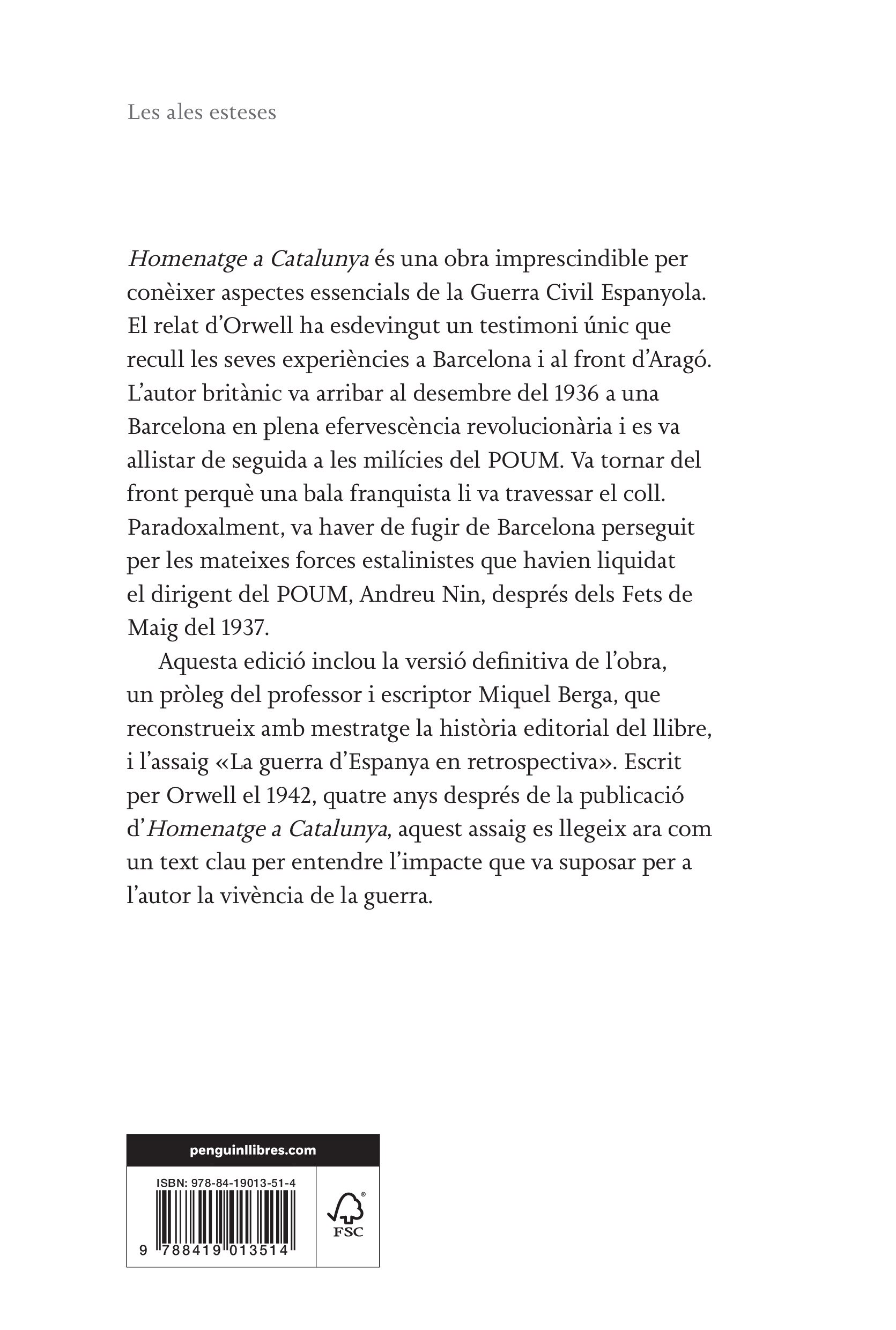 Homenatge a Catalunya (Tapa blanda) 2