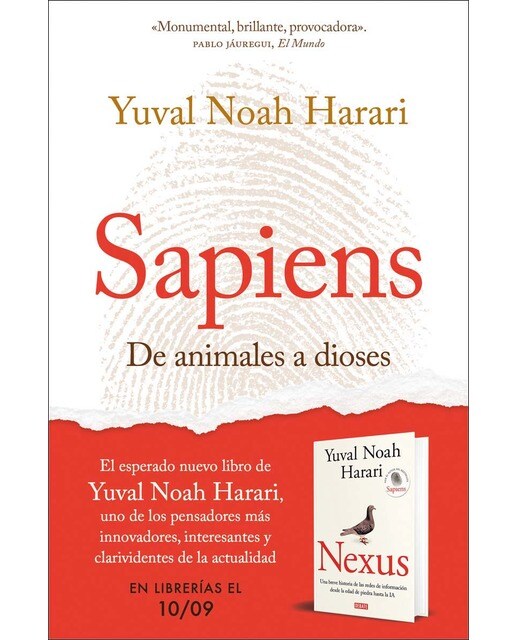 Imagen 0 de SAPIENS. DE ANIMALES A DIOSES  (Tapa blanda)