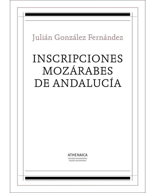 Inscripciones mozárabes de andalucía 1