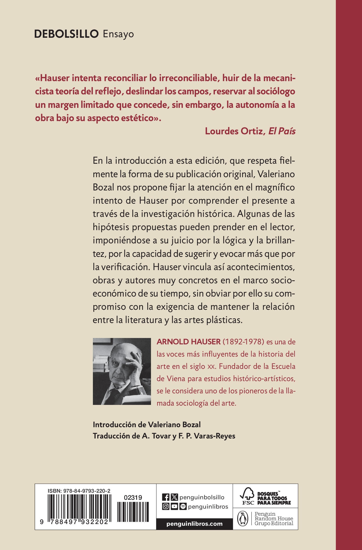 Historia social de la literatura y el arte i: Desde la prehistoria hasta el barroco(Bolsillo) (Tapa blanda) 2