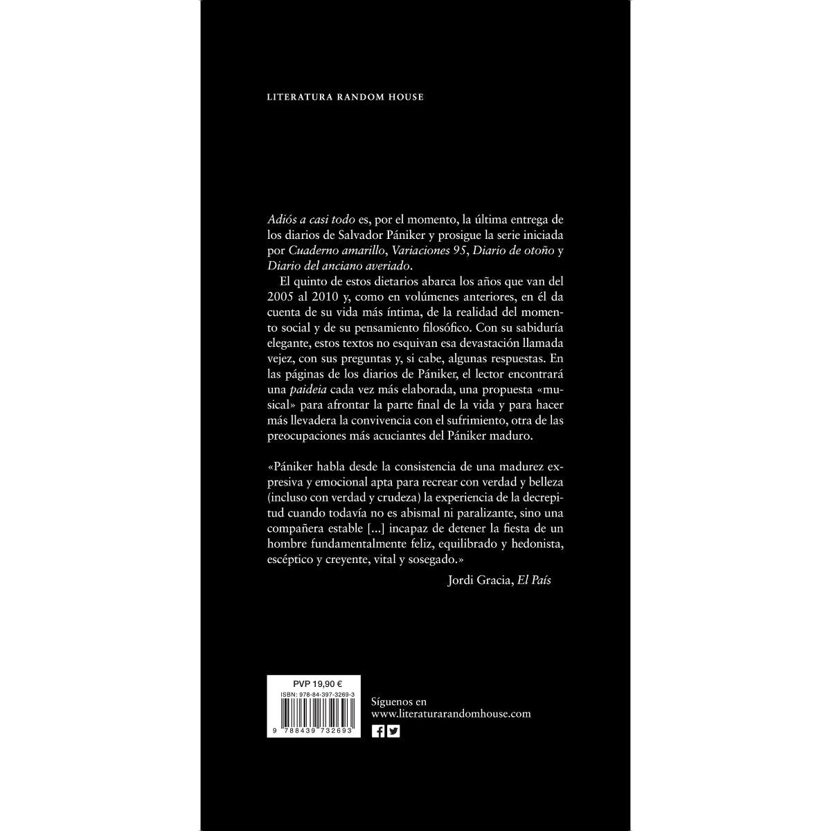 Adiós a casi todo (Diarios de Pániker 5) (Capa dura) 2