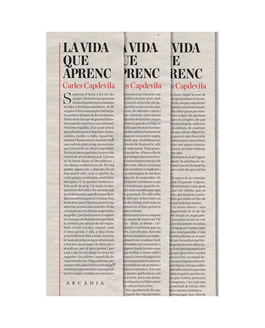 La vida que aprenc (Capa mole com abas) 1