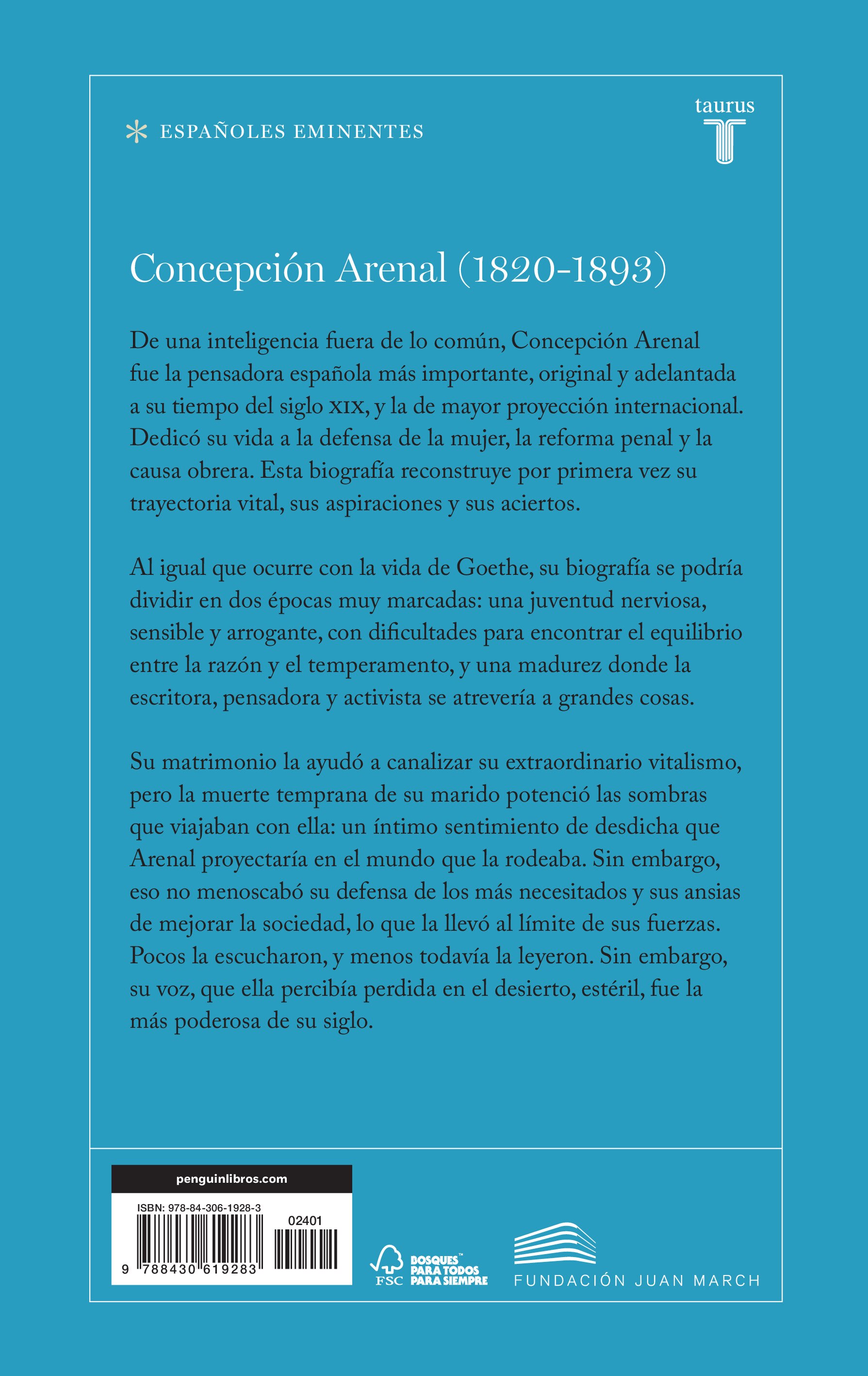 Concepción Arenal: La caminante y su sombra (Capa mole) 2