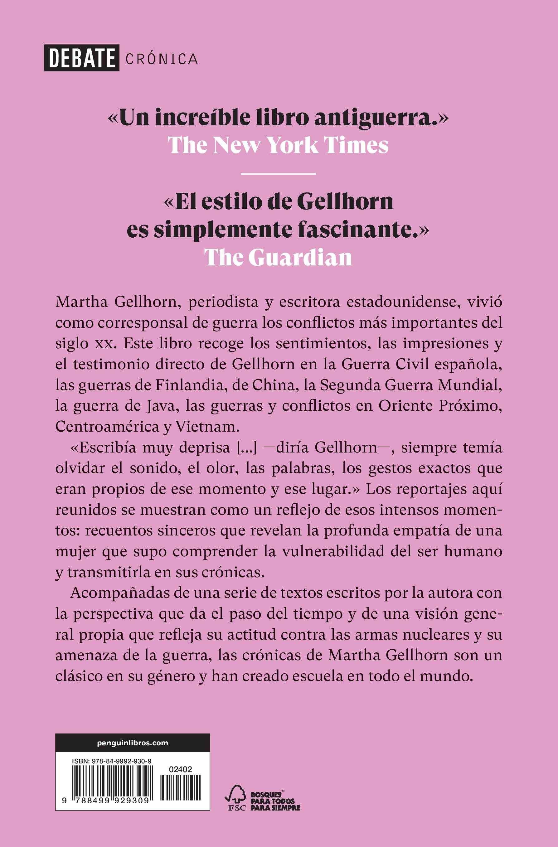El rostro de la guerra: Crónicas en primera línea 1937-1985(Tapa blanda) 2