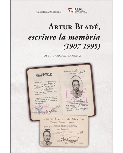 Artur bladé, escriure la memòria (1907-1995)(Tapa blanda) 1