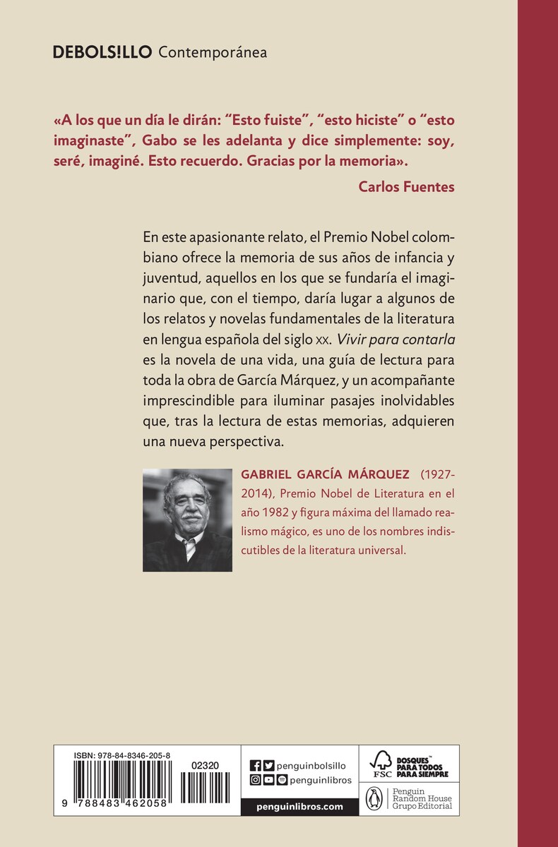 Vivir para contarla (Bolsillo) (Tapa blanda) 2