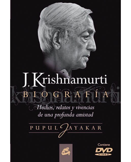 J. Krishnamurti. Biografía: Hechos, relatos y vivencias de una profunda amistad(Tapa blanda) 1