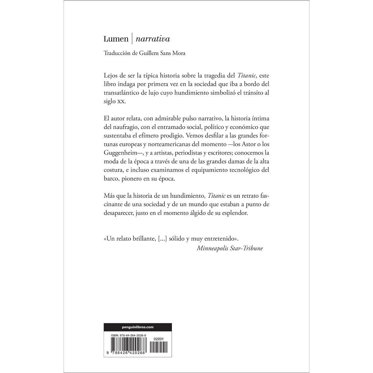 Titanic: El final de unas vidas doradas(Tapa blanda) 2