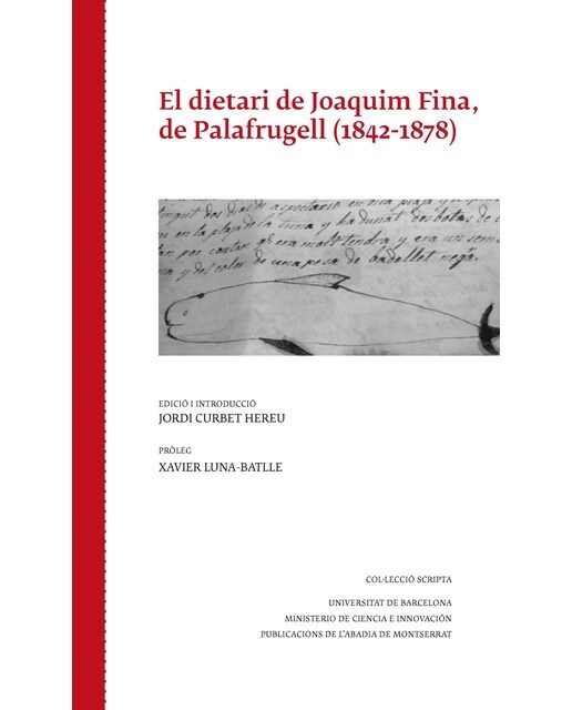 El dietari de Joaquim fina, de Palafrugell (1842-1878) (Capa mole) 1