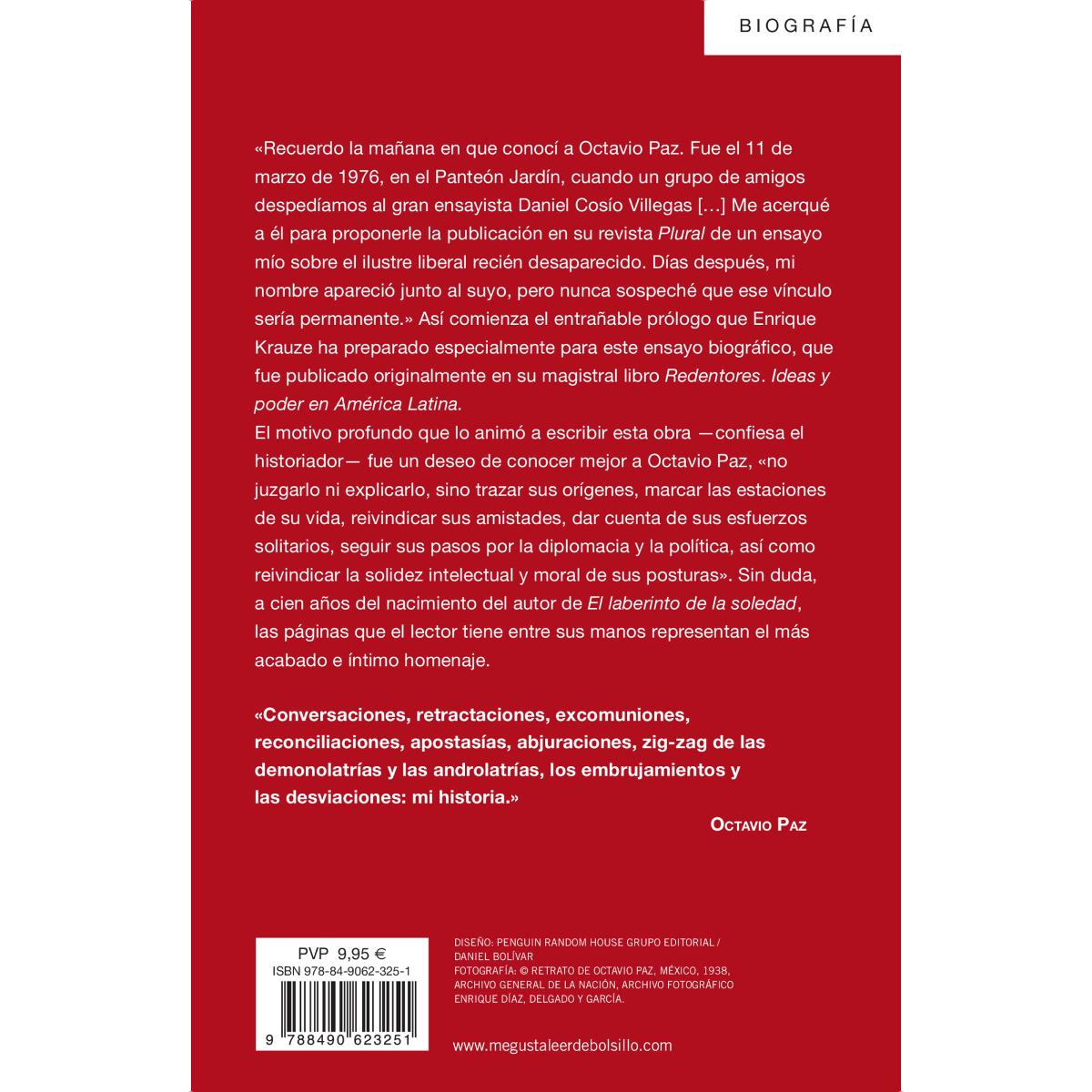 Octavio Paz. El poeta y la revolución (Bolso) (Capa mole) 2