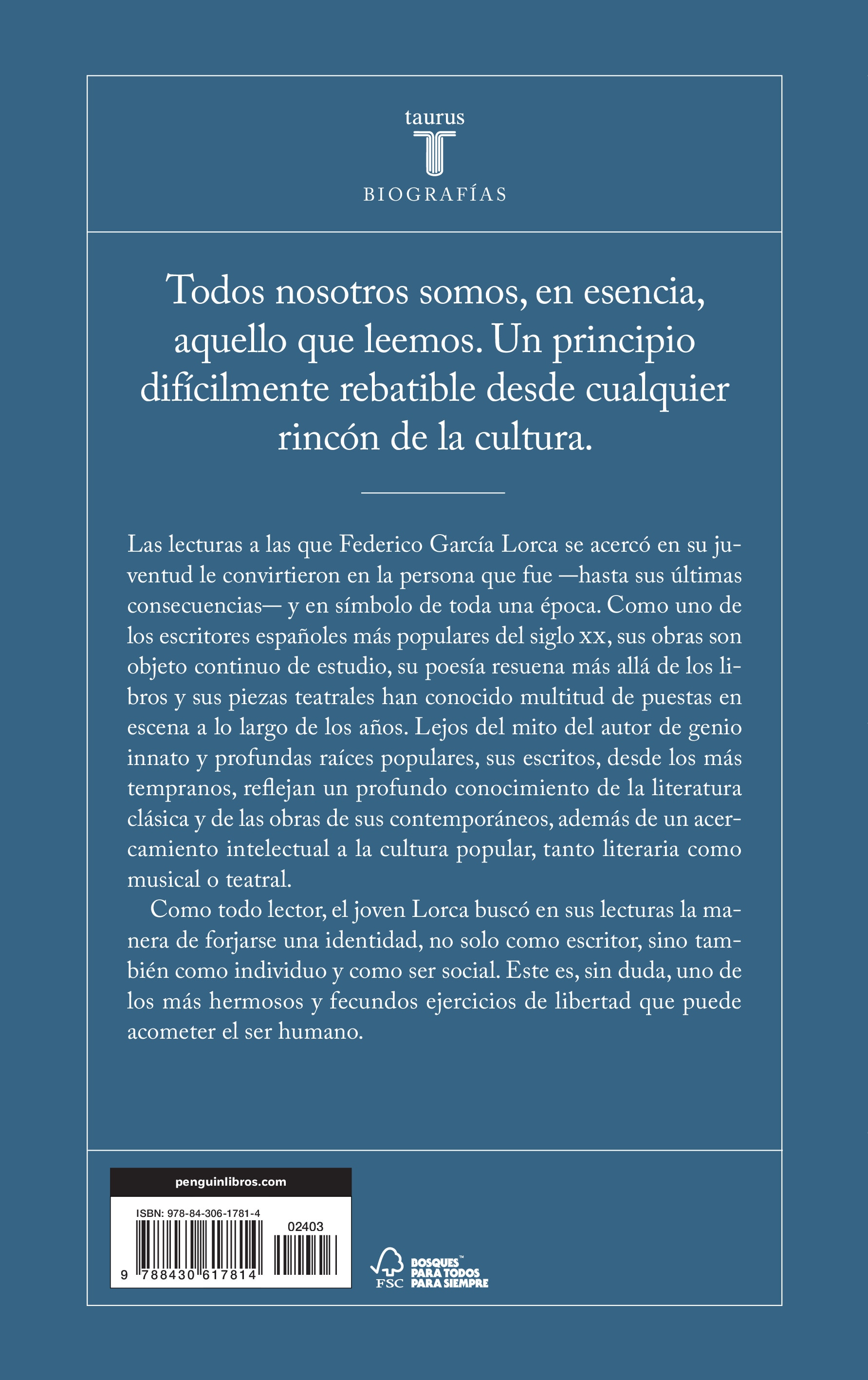 Un lector llamado Federico García Lorca (Capa mole) 2