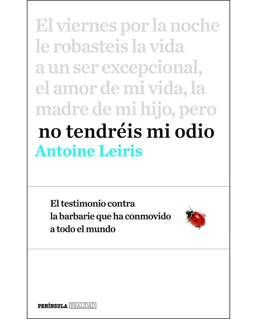 No tendréis mi odio (Capa mole com abas) 1