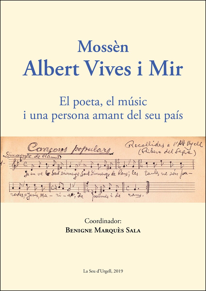 Mossèn albert vives i mir: El poeta, músic i una persona amant del seu país(Tapa dura) 1