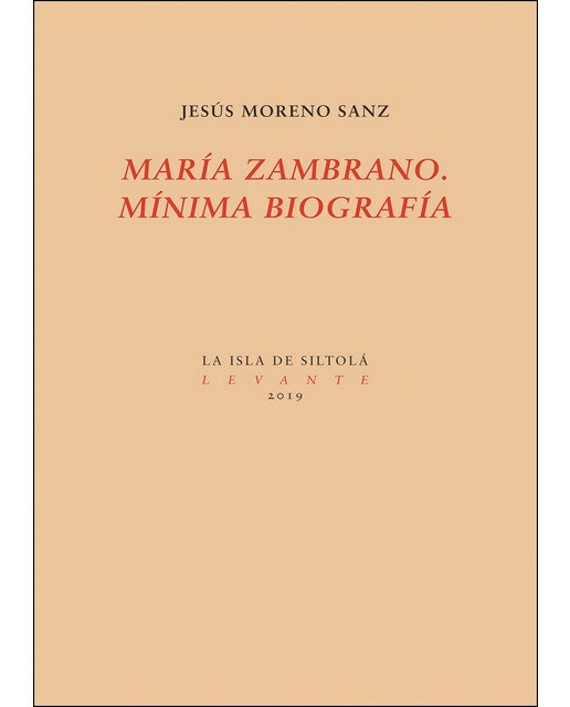 Imagem 0 de María zambrano. Mínima biografía(Tapa blanda con solapas)