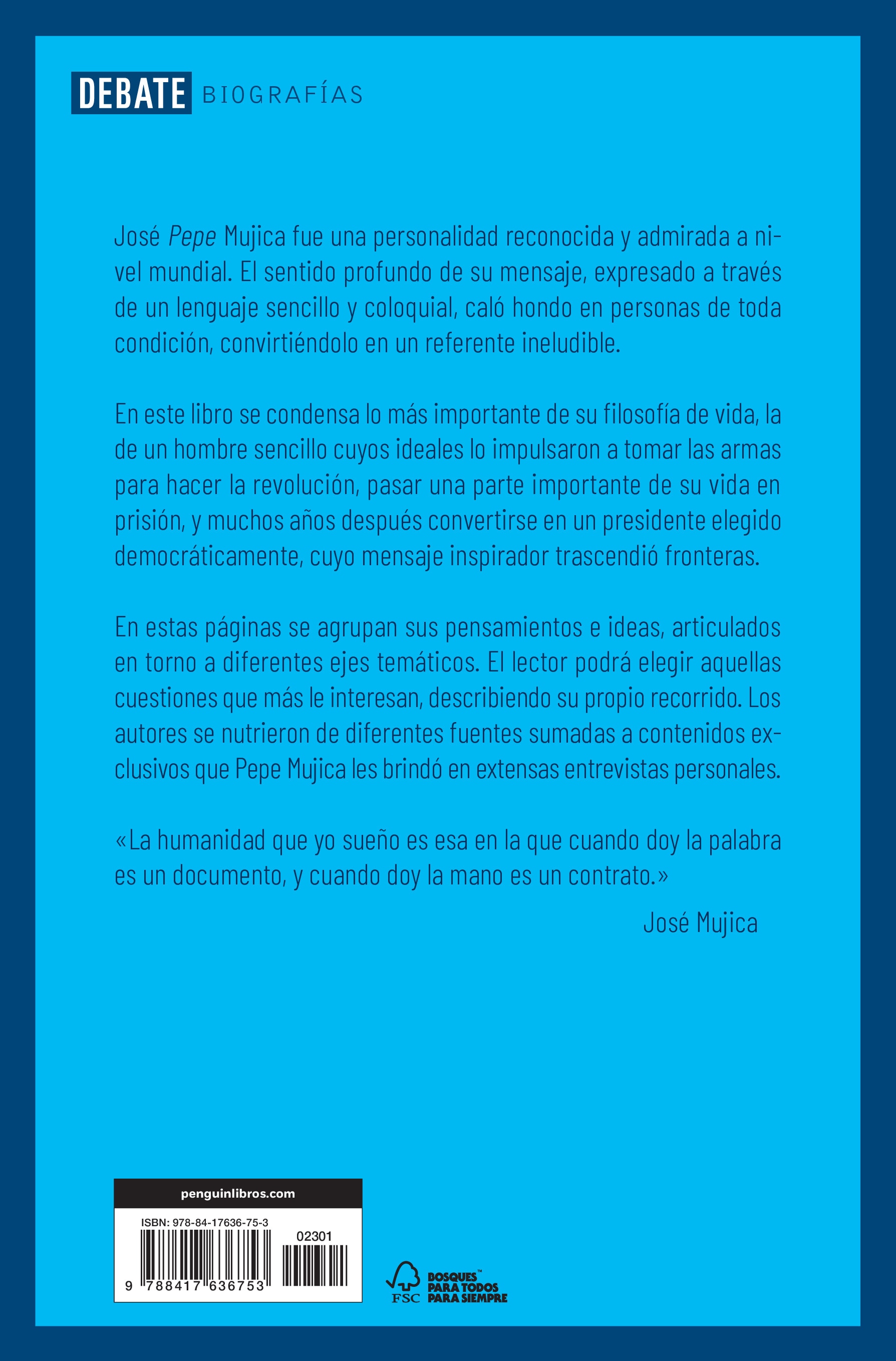 José Mujica en sus palabras: Ideas, opiniones y sueños del presidente más popular del mundo (Capa mole) 2