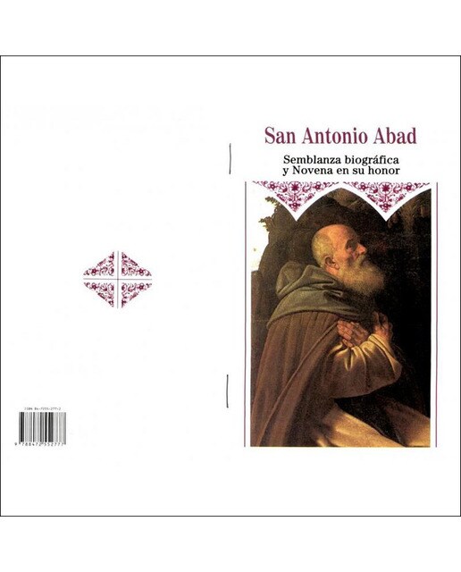 San antonio abad, semblanza biográfica y novena en 1