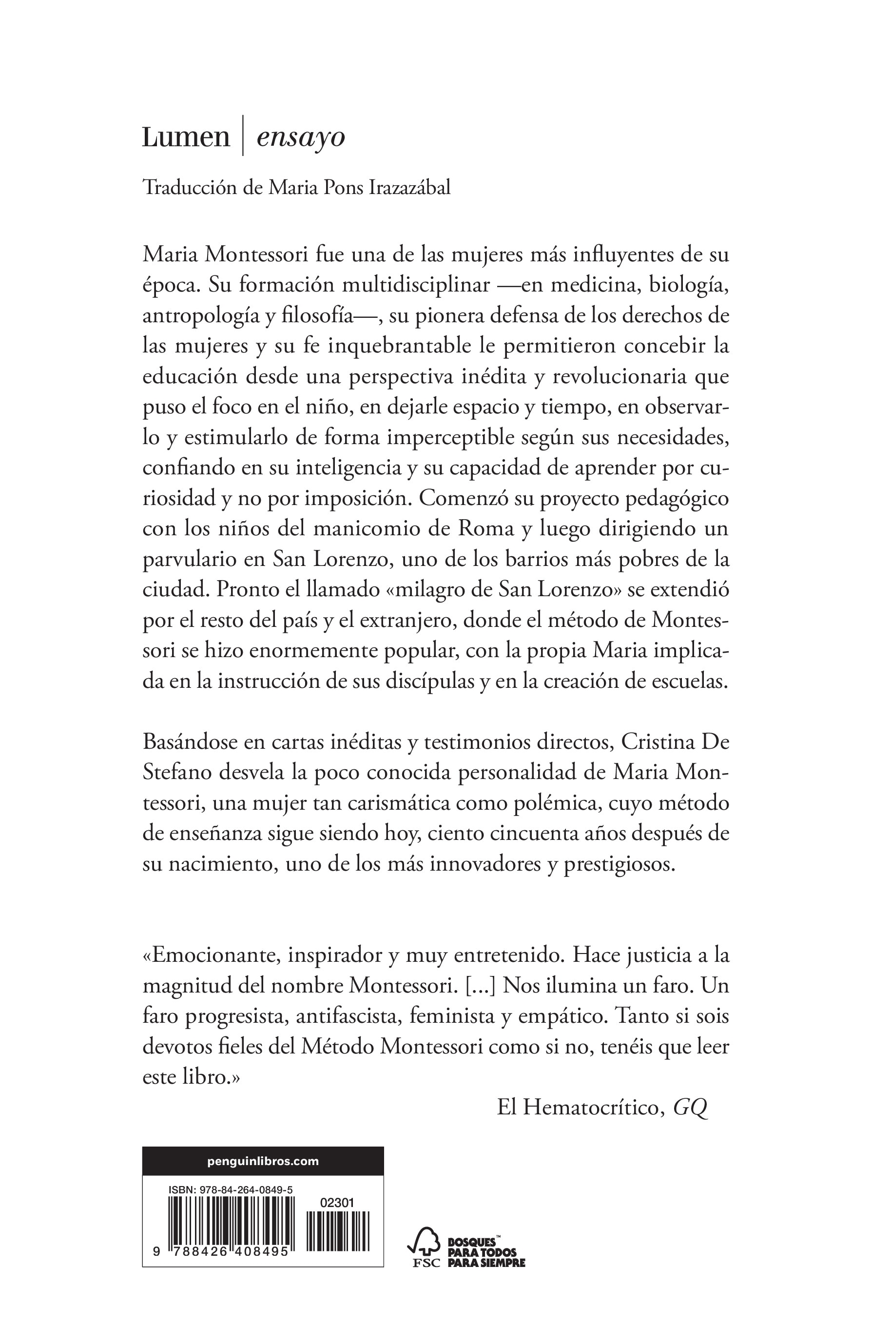 El niño es el maestro. Vida de Maria Montessori (Capa mole) 2