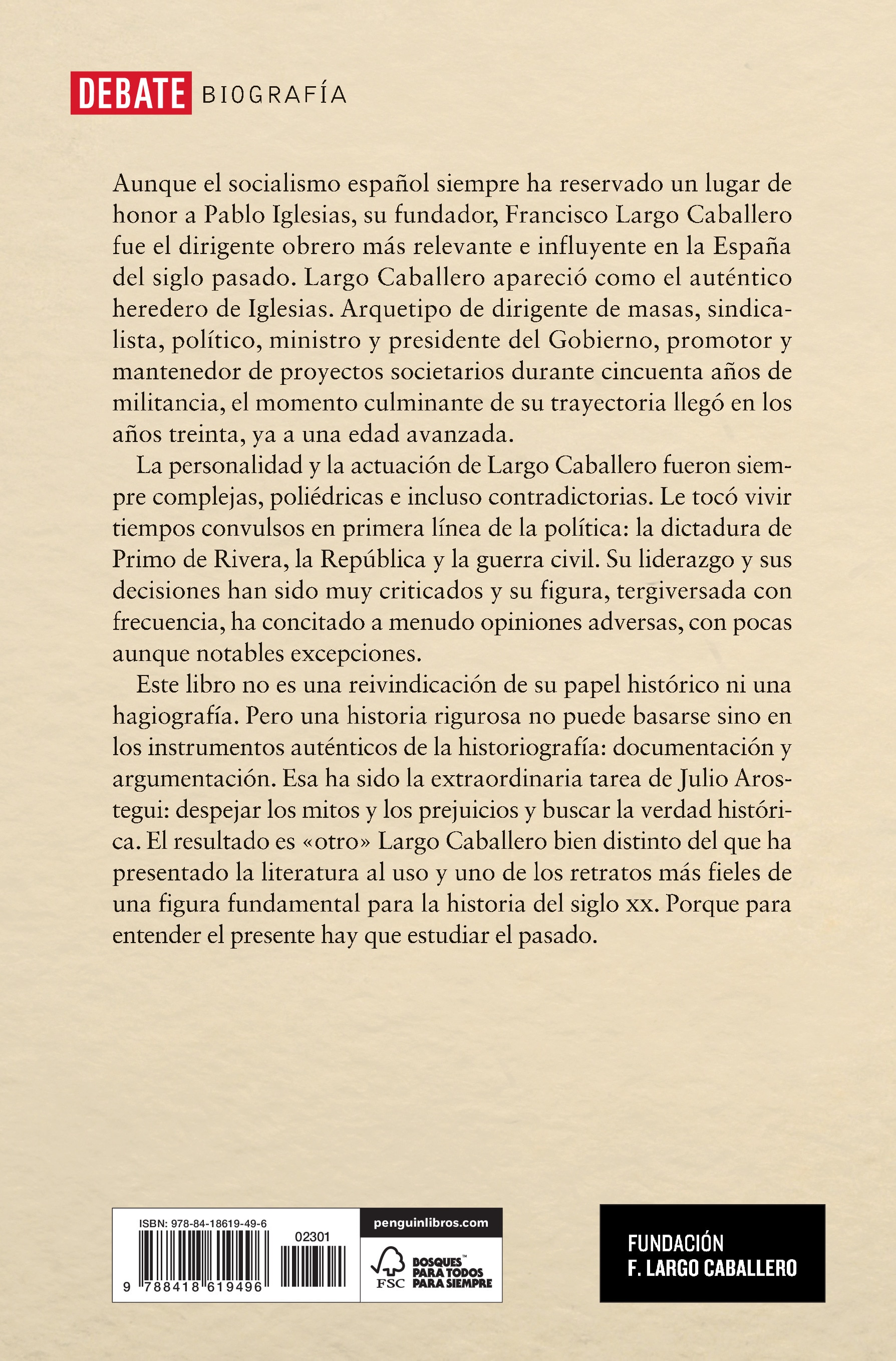 Largo Caballero: El tesón y la quimera (Capa mole) 2