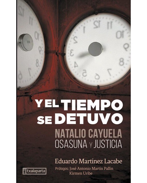 Y el tiempo se detuvo: Natalio Cayuela: Osasuna y Justicia (Capa mole com abas) 1
