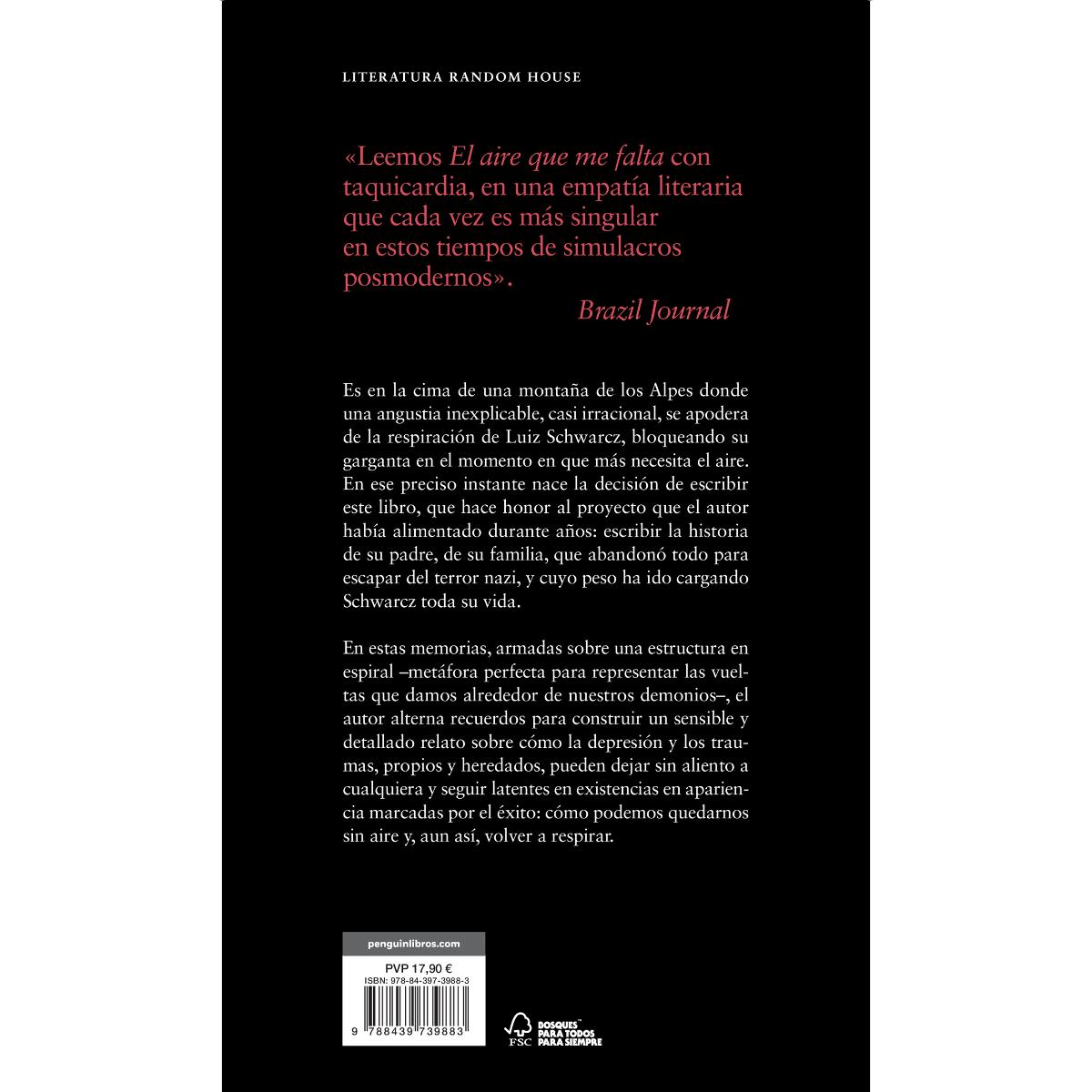 El aire que me falta: História de uma curta infância e de uma longa depressao(Tapa blanda) 2