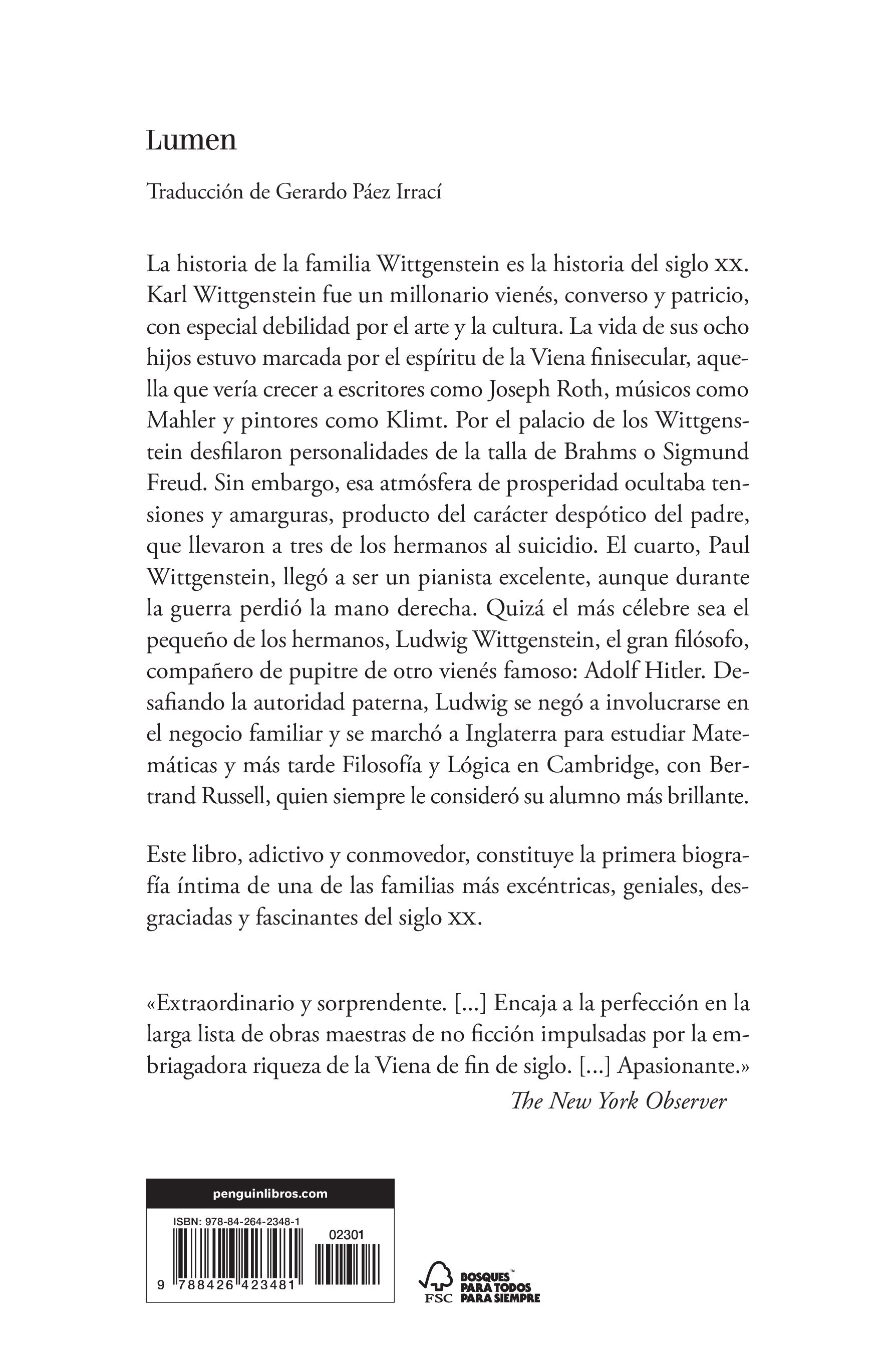La familia Wittgenstein (Capa mole) 2