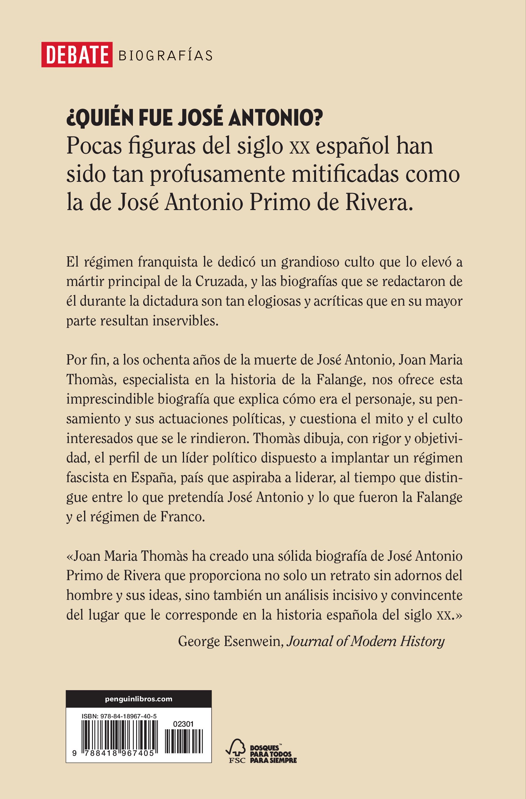 José Antonio: Realidad y mito (Capa dura) 2