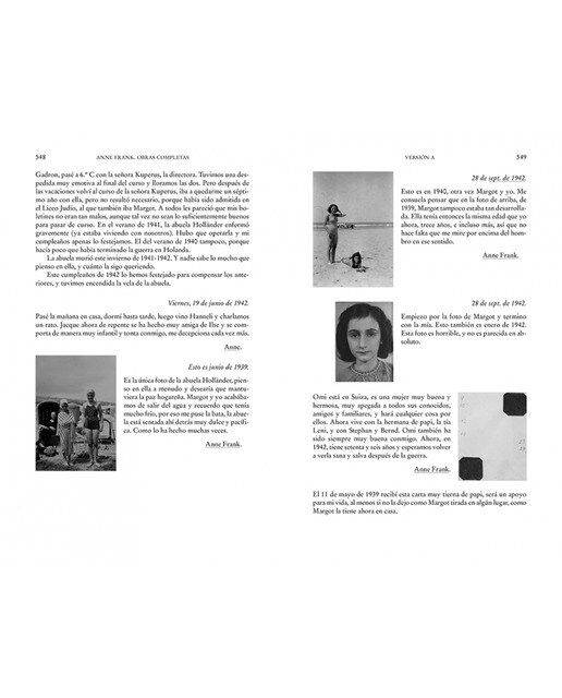 Obras completas: Edición completa de la obra de Anne Frank. Incluye cartas y otros textos inéditos (Capa dura) 3