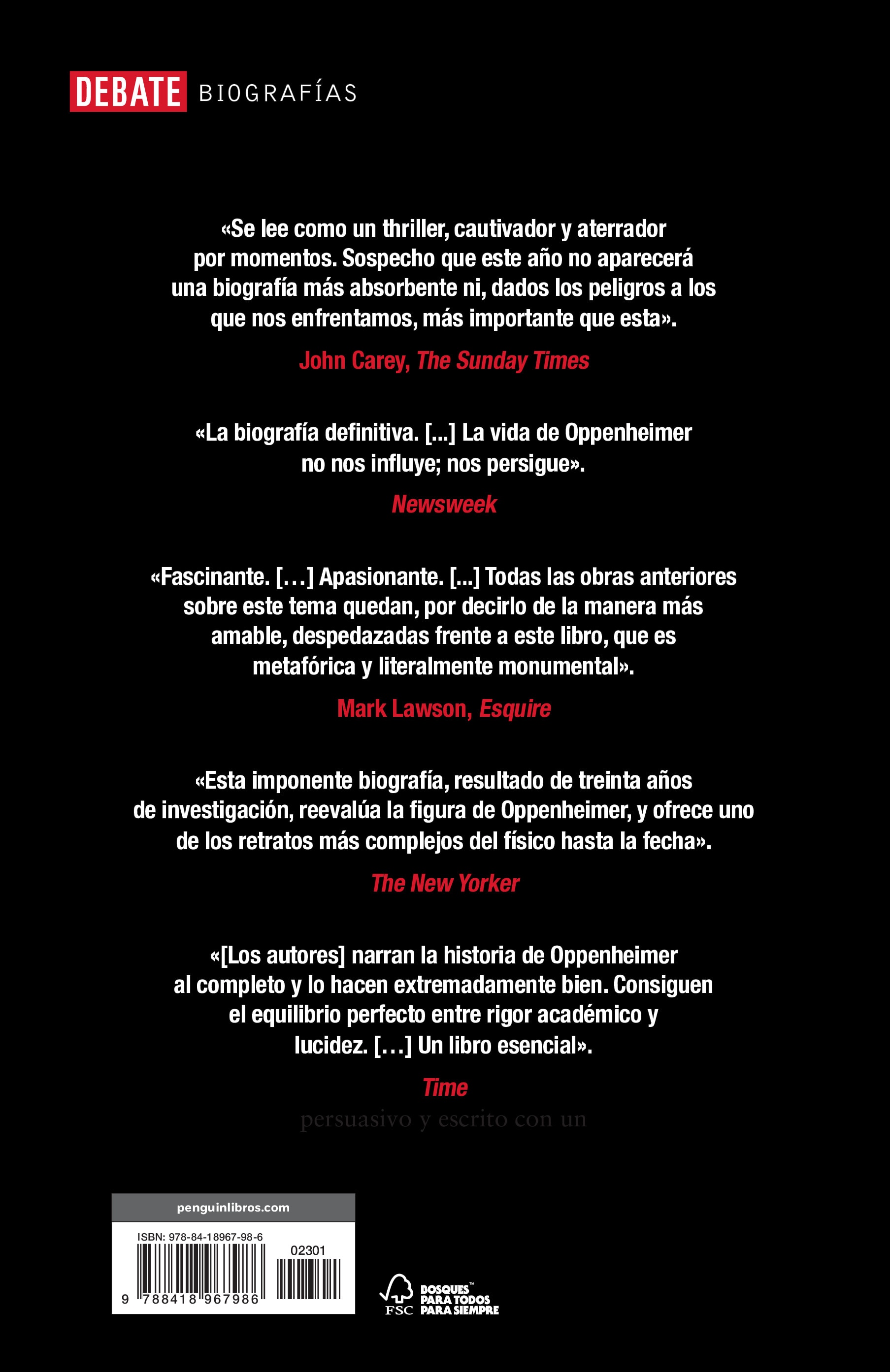 Prometeo americano: El triunfo y la tragedia de J. Robert Oppenheimer (Tapa dura) 2