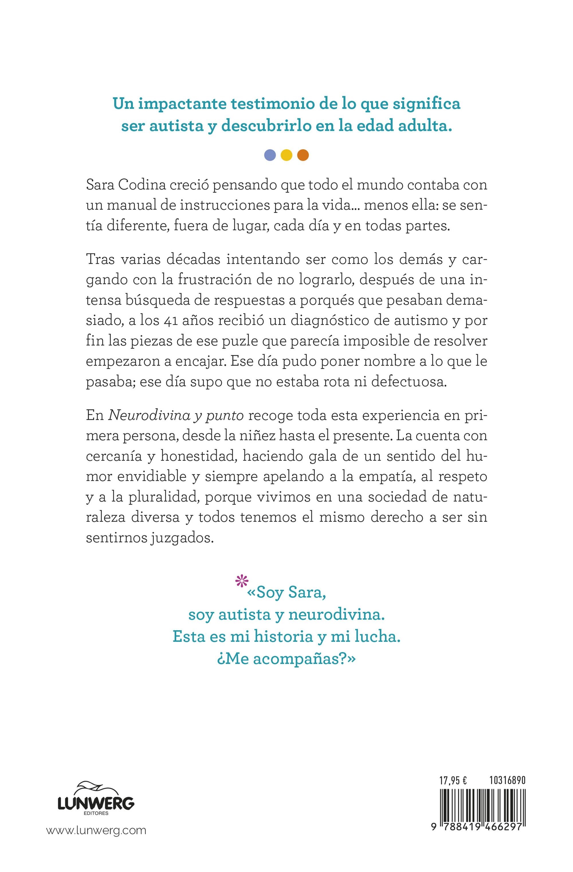 Neurodivina y punto: 40 años siendo autista y yo sin saberlo (Capa mole com abas) 2