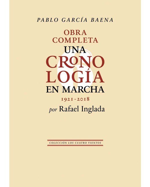 Pablo García Baena. Una cronología en marcha: (1921-2018) (Capa mole) 1