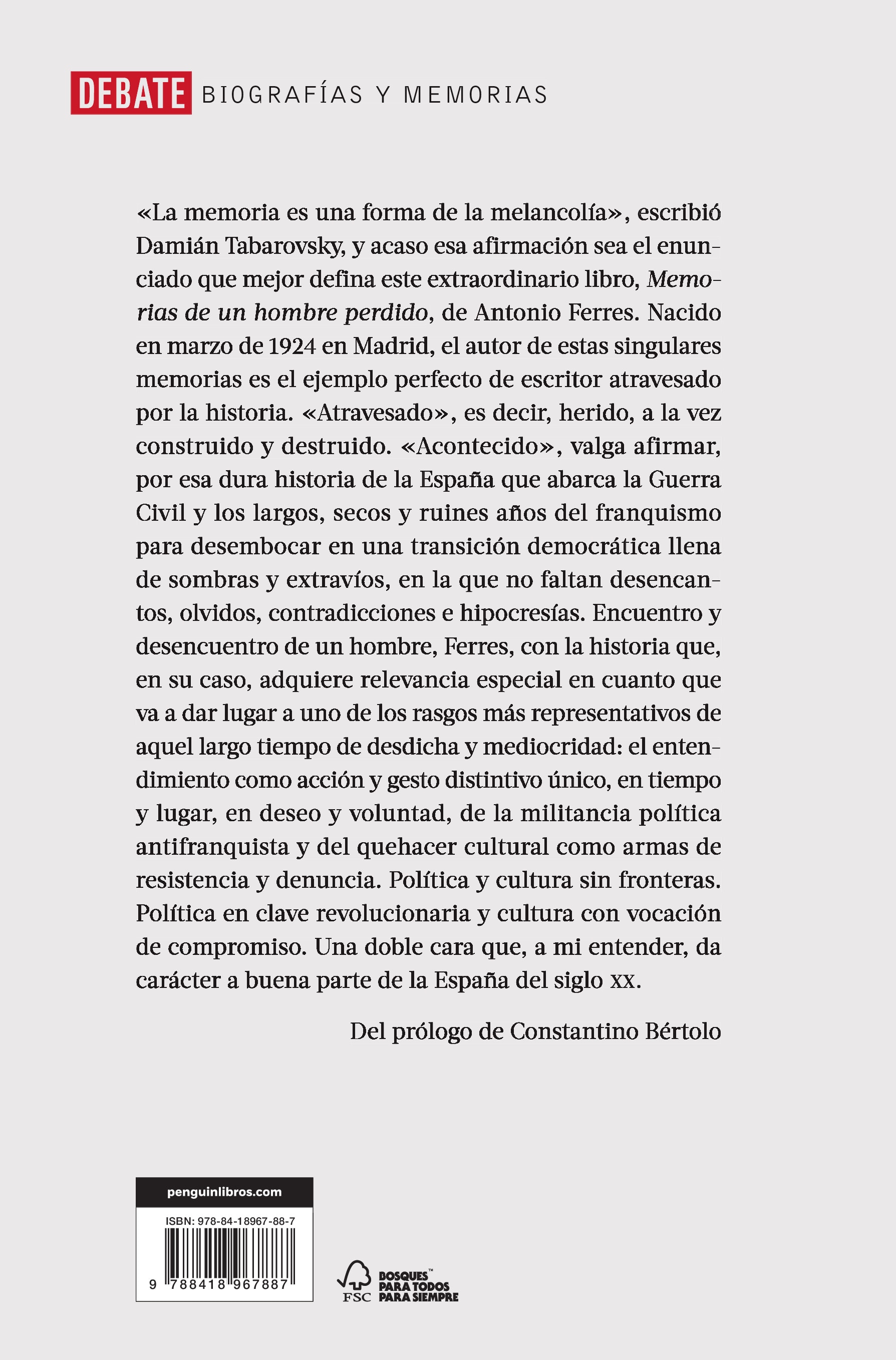 Memorias de un hombre perdido (Capa mole) 2