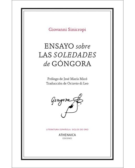 Ensayo sobre las Soledades de Góngora (Capa mole com abas) 1