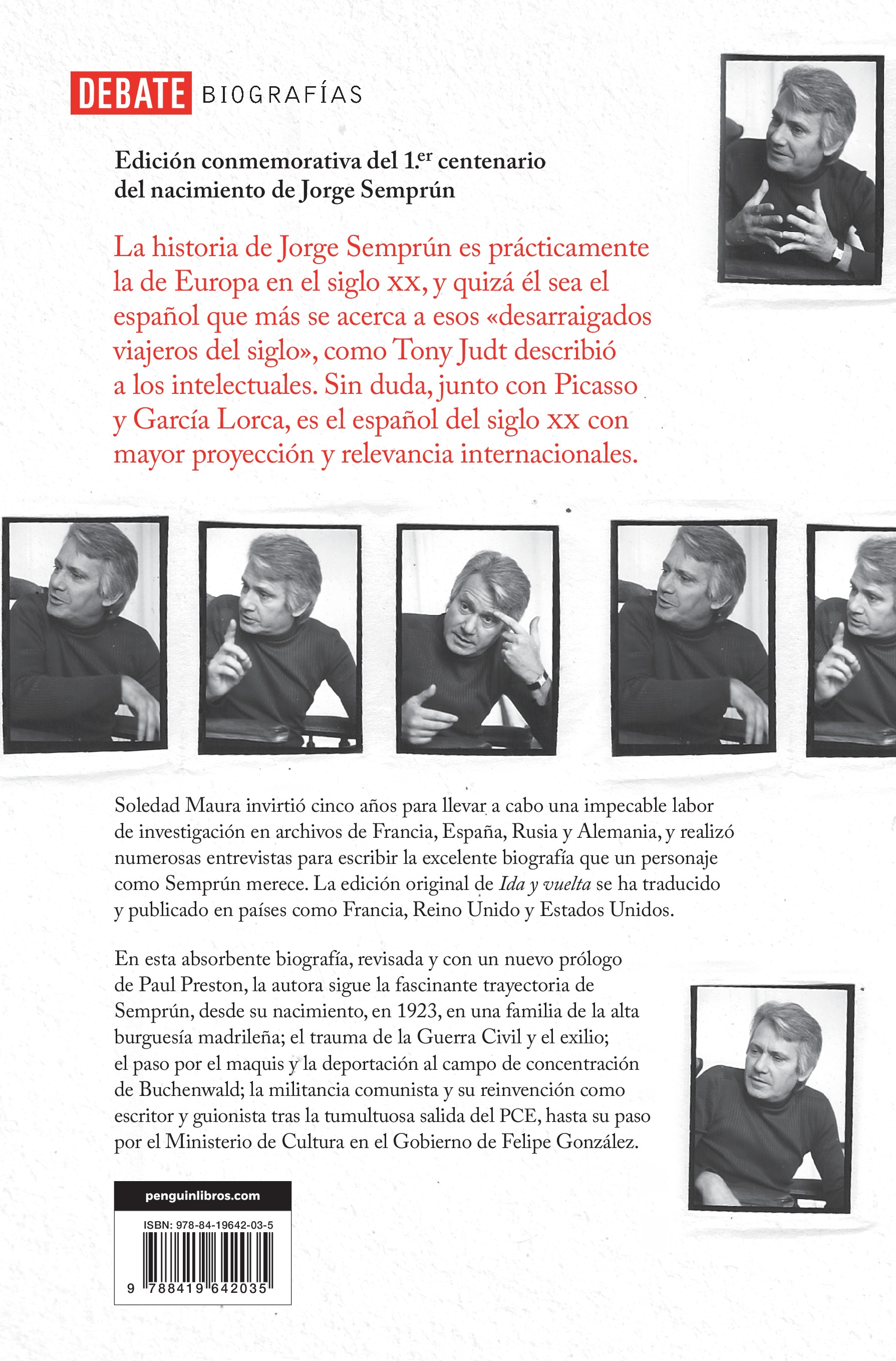 Ida y vuelta. La vida de Jorge Semprún (Capa mole) 2
