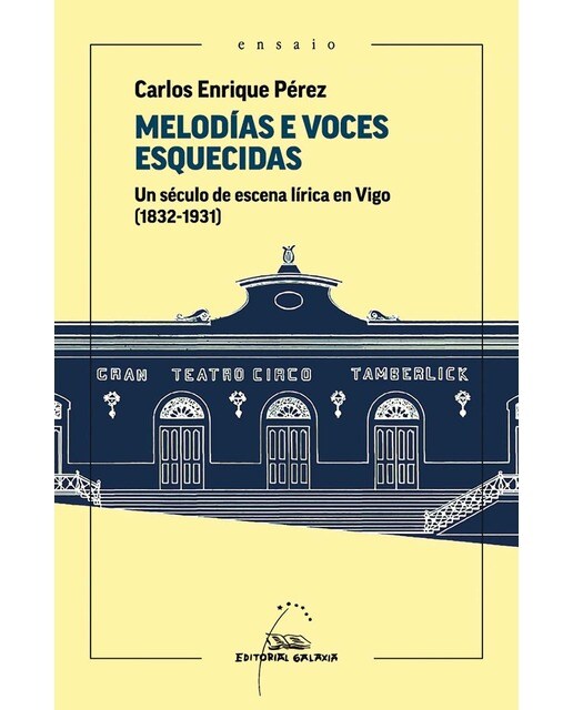Melodías e voces esquecidas. Un século de escena lírica en Vigo (1831-1931) (Capa mole com abas) 1
