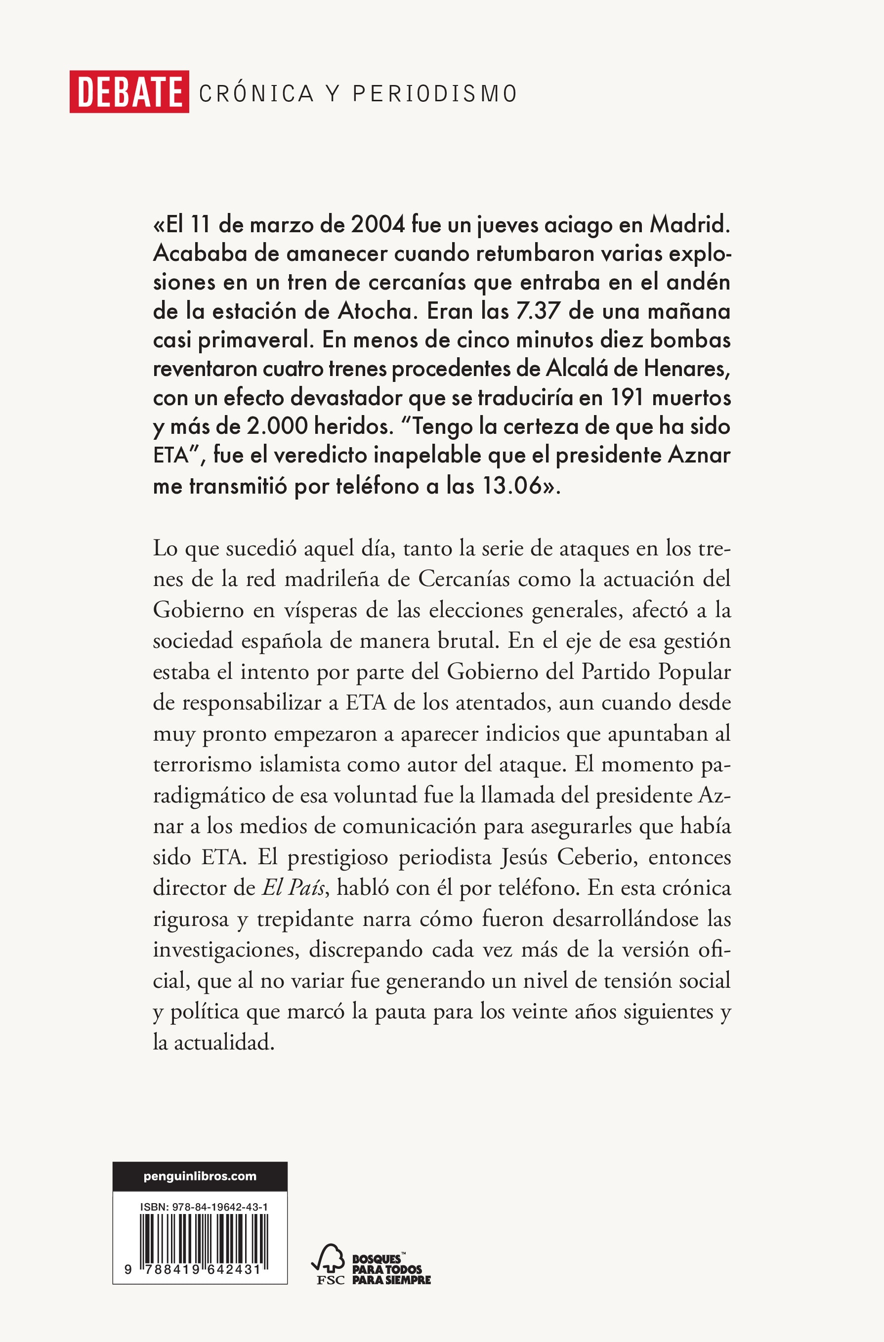 La llamada: La mentira del 11M: Aznar quería que fuera ETA (Capa mole) 2