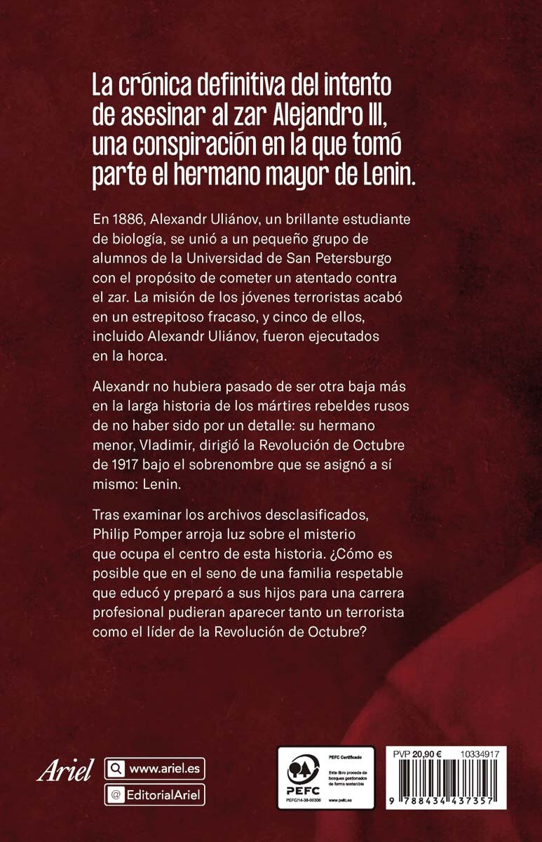 El hermano de Lenin: En los orígenes de la revolución rusa (Capa mole com abas) 2